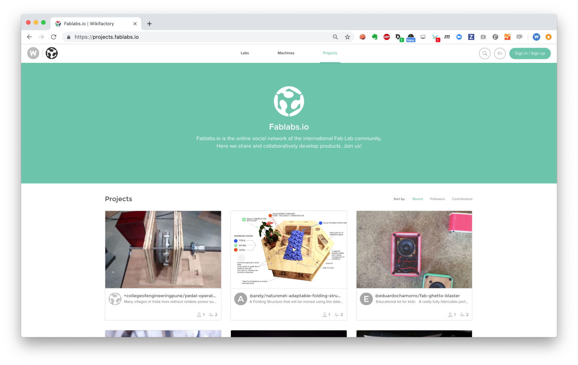 Fablabs.io meets Wikifactory! - Distributed Design Platform