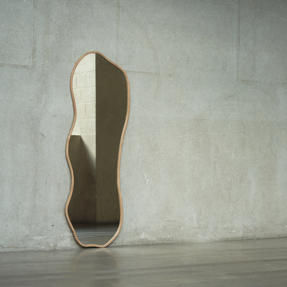 A mirror, Horta collection, frame is made of solid oak